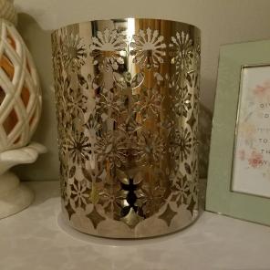Lrg Slatkin BBW Snowflake Candle Holder