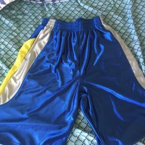 Champs Blue And Yellow Shorts