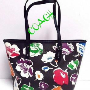 Coach Large Wild Flower City Zipper Tote