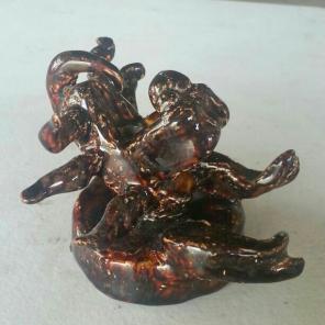 Abstract Scorpion Ceramic Decor