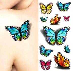 Temporary Butterfly Tattoos