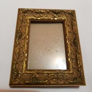 Small vintage wood frame