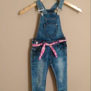 Girls Denim Overalls