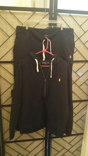 Men's Navy Blue Polo Sweatsuit