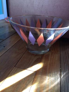 Harlequin Diamond Serving Bowl