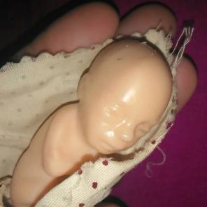 Tiny Silicone baby/fetus
