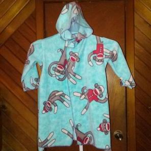 Sock monkey robe