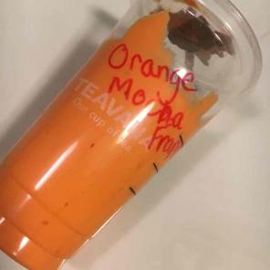 Orange Mocha Frappachino Slime