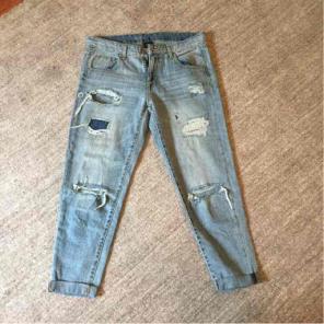 ripped jeans waist size 27