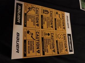 Bauer Hockey Sticker