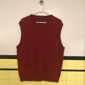 Club Room Cashmere Sweater Vest Large