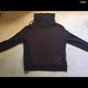Guess Jeans Half Hoodie Sweater Medium
