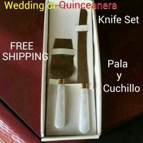 FREE SHIP Stainless Steel Cake Knife Set