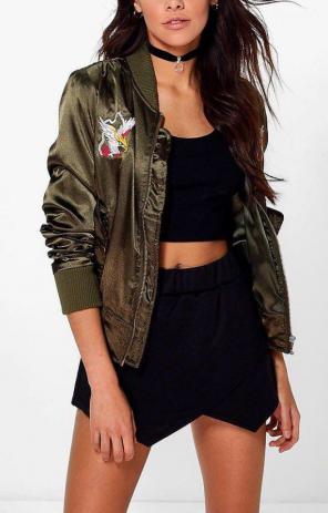 Boohoo wrap ponte skort