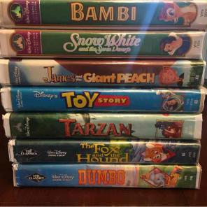 7 Disney VHS- 2 black diamond