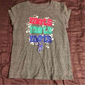 Mets baseball team girls shirt