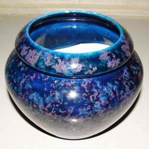 Violet self watering pot, 2 piece