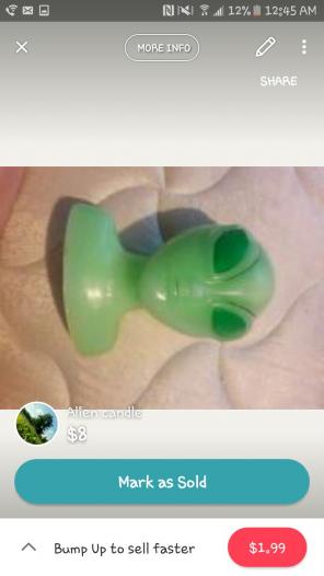 CANDLE ALIEN