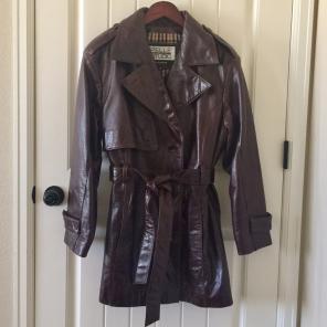 Wilson's Leather Coat With Belt Tie, XL