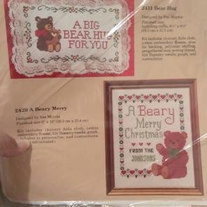 Cross Stitch Christmas Kit Set of Two