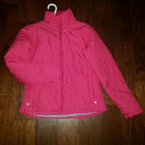 COLUMBIA hot pink puffer