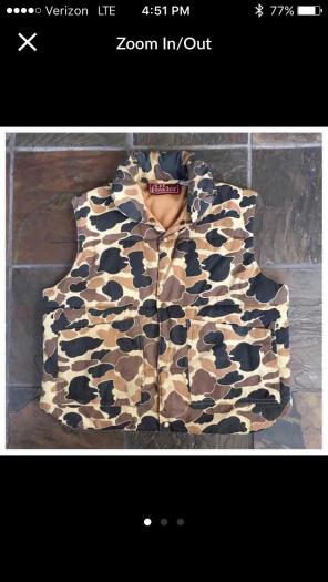 Mens Camo Vest
