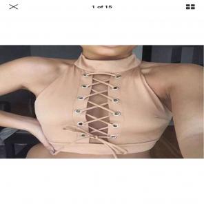 Crop Top Tie Up Style
