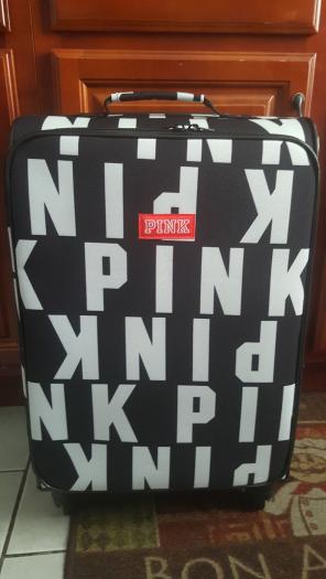 Victoria Secret Pink Wheelie Suitcase