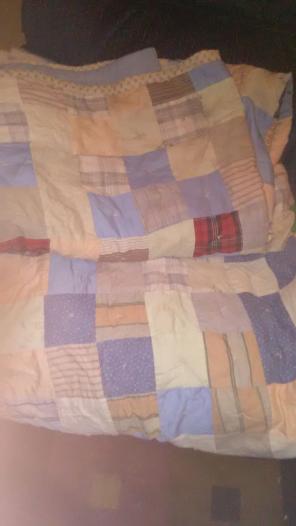 Antique queen size handmade quilt