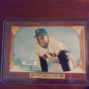 EXMNT&ORIGINAL!1955 W.MAYS BASEBALL CARD