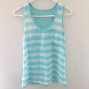 Sheer Striped Tank Top