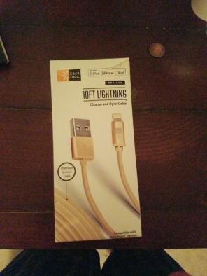 Rose Gold iPhone Charge and Sync Cable