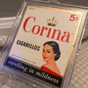 Vintage Corina Cigarillos Container