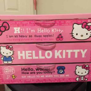 Hello kitty 3 drawers