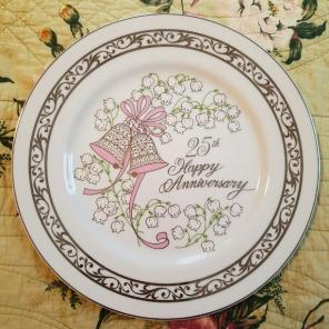 25th Anniversary Plate
