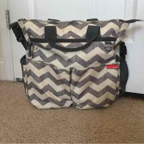 Skip Hop Duo Chevron Diaper Bag