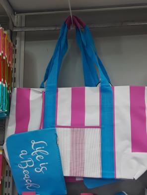 Beach bag and towel set