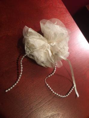 White Lace Brooch