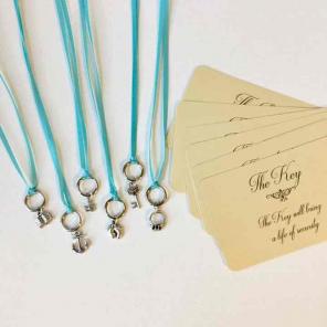 Aqua Blue Wedding Cake Pulls