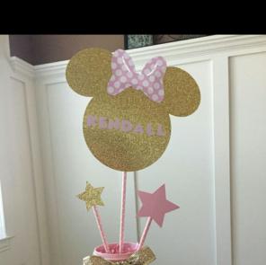 Minnie mouse centerpiece