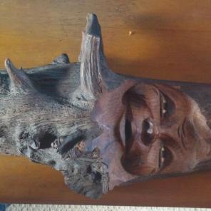 Hand carved folk art