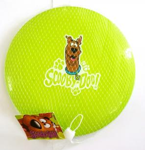 New SCOOBY-DOO LIME YELLOW Frisbee doggy