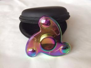 Rainbow Metal Cyclone Fidget Spinner