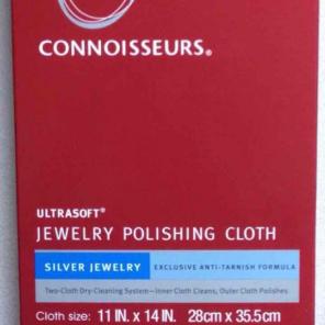 CONNOISSEURS Silver Polishing Cloth. NEW