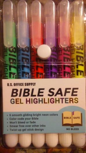Bible Safe Gel Highlighters