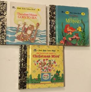 Vintage Little Golden Books 3" Lot