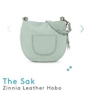 The Sak Zinnia Leather Hobo Mint