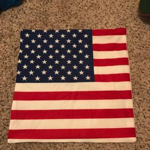 Brand New American Flag Pillow Cover