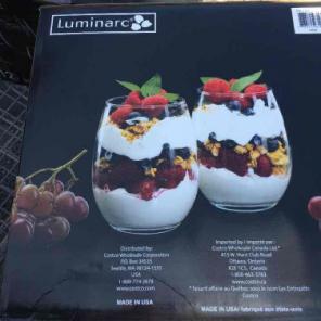 Luminarc stemless glass tumblers