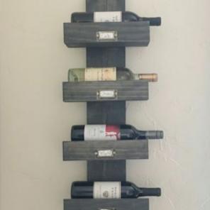 Wine wall rack